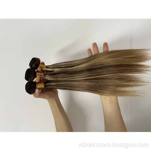 New Design 1b 4 27 Ombre Human Hair Bundles Mixed Color Human Hair Weave Piano Color Human Hair Bundles